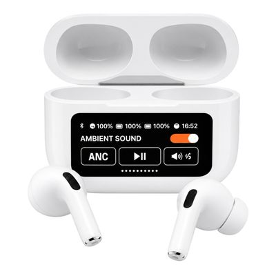 Fone Intra Auricular Cancelamento Ruido Tela Smart Trabalho