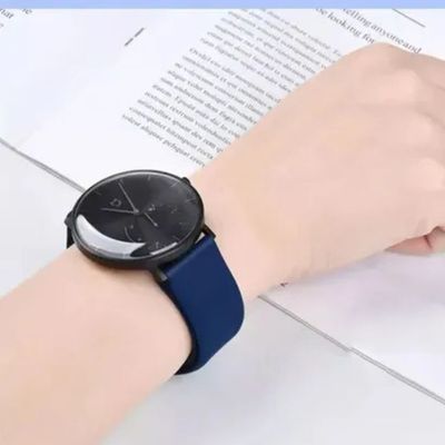 Pulseira SmartWatch SAM Watch 5 Lisa Azul Marinho Resistente