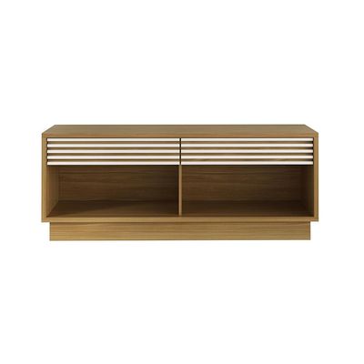 Rack Bancada para TV até 42 Sala de Estar RA2003 Natural/Off White - Gran Belo