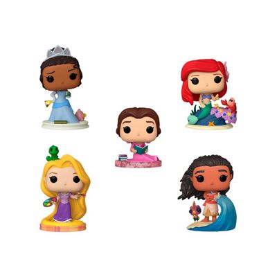 Kit 5 Bonecos Funko Pop! Disney Princesas