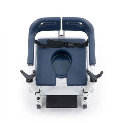 Cadeira de Transferência D80 Manual Dellamed unico / Branco e Azul
