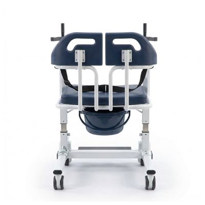 Cadeira de Transferência D80 Manual Dellamed unico / Branco e Azul
