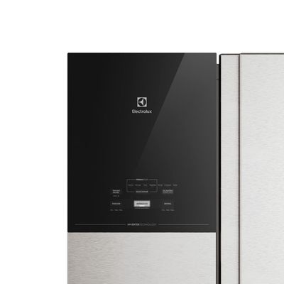 Geladeira Electrolux Frost Free Bivolt 624L Efficient com AutoSense Side by Side Inox Look (ES60S) Bivolt