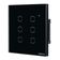 Interruptor Smart Wi-Fi Touch EWS 1006 6 Teclas com Controle por Aplicativo Preto Intelbras