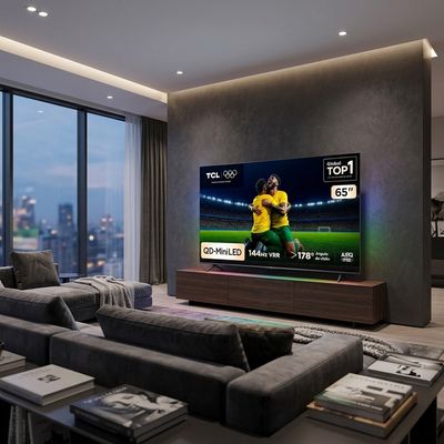 Smart TV C6K 65 Polegadas 4K 144 Hz QLED Mini LED TCL Preto / Bivolt