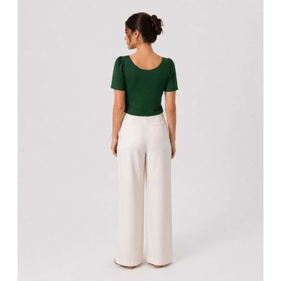 Blusa Feminina Em Malha Langui Infinita Cor Verde P / Verde