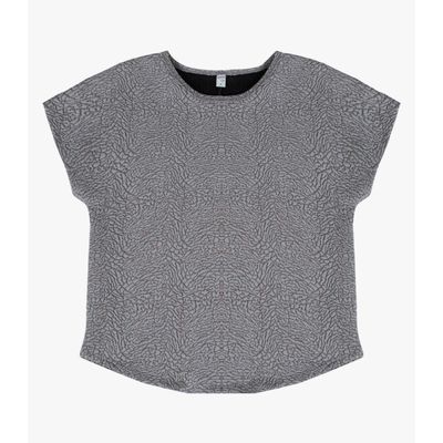 Blusa Feminina Em Malha Tapirus Infinita Cor Cinza G / Cinza