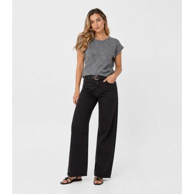 Blusa Feminina Em Malha Tapirus Infinita Cor Cinza G / Cinza
