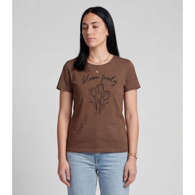 Blusa Feminina em Malha Visco Infinita Cor Marrom P / Marrom