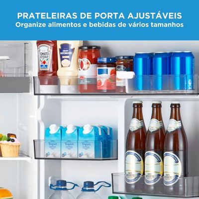 Geladeira Frost Free Duplex 473L Inverter Inox Midea MD-RT611EVK463 Bivolt