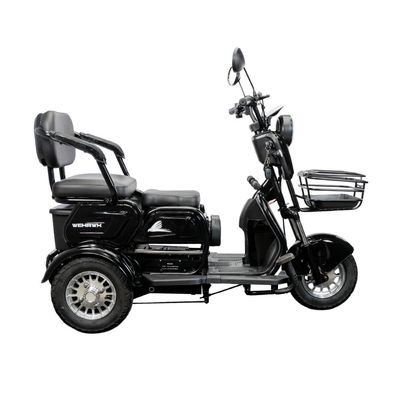 Triciclo Elétrico 3 Lugares WX-T03 Bateria de Lítio 800W 48V 20Ah