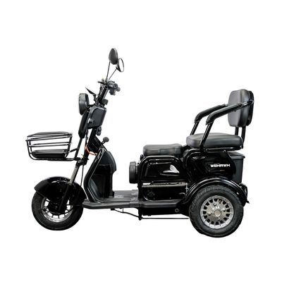 Triciclo Elétrico 3 Lugares WX-T03 Bateria de Lítio 800W 48V 20Ah