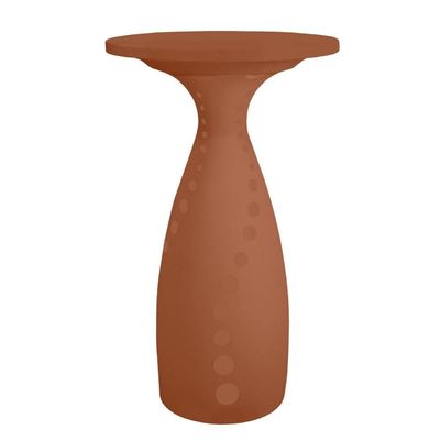 Mesa Alta Tramontina Flut Laranja Caqui 65x111 cm em Polietileno