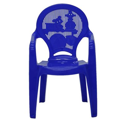 Cadeira Infantil Tramontina Catty Azul Estampado em Polipropileno