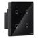 Interruptor Touch Wi-fi Smarteck 4 Módulos com Comando de Voz Preto Steck SMCI4PS2 Bivolt