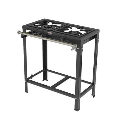 Fogão Industrial PMSD-21 1 Queimador Simples e 1 Duplo Bivolt Preto Progás