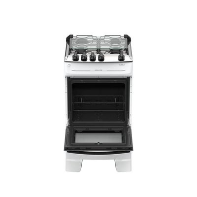 Fogão 4 Bocas Atlas Mônaco Top Automático Mesa Inox Branco Bivolt