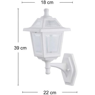 Kit 8 Arandelas Clássicas Parede Ravena E27 Dital Externas Jardins Garagens Fachadas Entradas