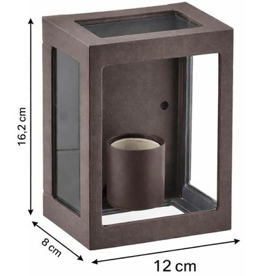 Luminária Arandela Onix Parede Lente Transparente Grade Aberta Termoplástico E27 Bivolt Dital