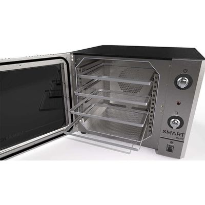 Forno Industrial Convector Venâncio Elétrico Smart Basic 4 Esteiras Aço Inox 55L Turquesa 220V