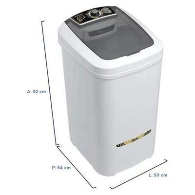 Lavadora Semiautomática Newmaq Plus 20,5kg Branca 220V