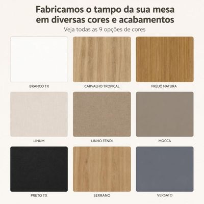 Mesa Jantar Sofia Redonda 80cm Serrano 18mm Pés de Madeira Natural Marin