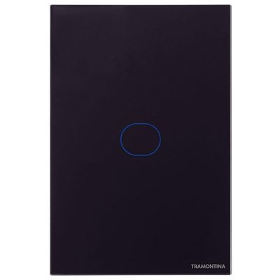 Interruptor Touch Wi-Fi Smart Tramontina Preto com 1 Canal