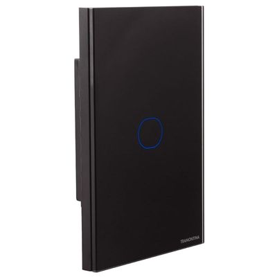 Interruptor Touch Wi-Fi Smart Tramontina Preto com 1 Canal