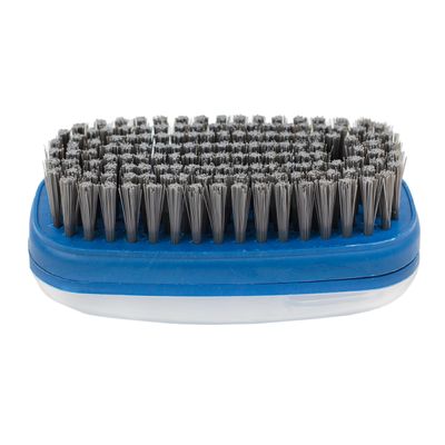 Escova Lava Louça Dispenser de Detergente Limpeza Cozinha Lavanderia Cor:Azul