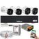 Kit Cftv 4 Cameras 2 cam Full HD 2 Cam Full Color Dvr Intelbras 3008-C C/HD 1TB purple