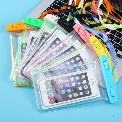 Capa Bolsa Impermeável para Celular OEM Compatível com Smartphones Até 6.3 Polegadas Transparente 1