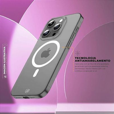 Capa para Smartphone Gshield Crystal Slim Magsafe para Iphone 13 Pro Transparente 1 Unidade