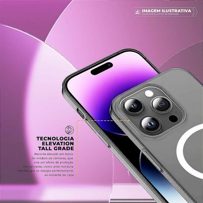 Capa para Smartphone Gshield Crystal Slim Magsafe para Iphone 13 Pro Transparente 1 Unidade