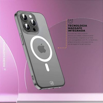 Capa para Smartphone Gshield Crystal Slim Magsafe para Iphone 13 Pro Transparente 1 Unidade