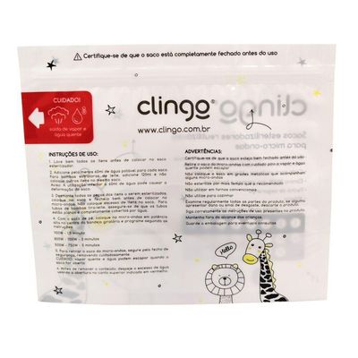 Esterilizador para micro-ondas Infantil Smart para Mamadeiras, Chupetas e Bicos, Elimina 99%