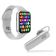 Kit Smartwatch e Fone de Ouvido Bluetooth W34s Tela 1.54 com Notificações e Chamadas Branco