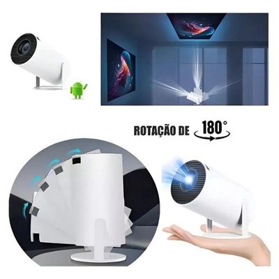 Smart Projetor Hy300 Mini Projetor Suporta 4k Portátil