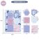 Bloco de Anotações DAC Smart Stitch Disney A4 Kit 6 Bloquinhos Azul
