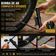 Bomba Manual Portátil Mini Bomba de Ar Bike 100 PSI Presta Schrader Bola Boia Preto Smart Lions