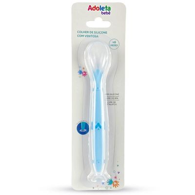 Colher de Silicone para Bebê 6m+ com Ventosa Treinamento Intrudução Alimentar Menina Rosa Rosa