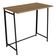 Escrivaninha Mesa de Estudo Compacta Dobrável Industrial Mel 80x45x77,5cm Placa e Ponto