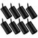 Conjunto 8 Spots Perfilado Preto para Perfil Lâmpada Mr11 Bivolt Neo Dital