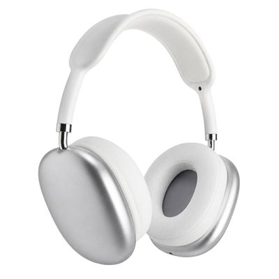 Headphone Bluetooth prata para smart tv e alta praticidade