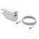 Fonte Tomada 20W Branco Tipo C E Lightning Robusto Smart