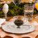 Xícara de Chá 180ml com Pires New Butterfly Lyor Cristal Ecológico Decorado Borboletas