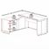 Mesa Escritório em l Smart Moderno MDP 168,5CM Branco Artany
