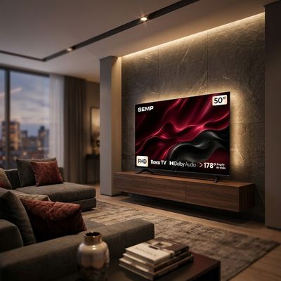 Smart TV S42R Full HD 50 Polegadas Roku Semp Preto / Bivolt