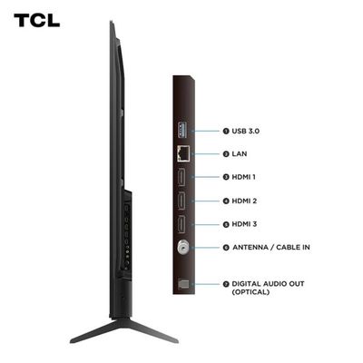 Smart TV T6C 65 Polegadas QLED 4K AiPQ TCL Preto / Bivolt