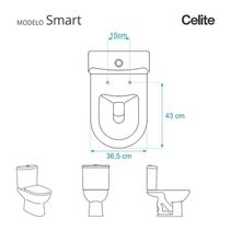 Assento Sanitário Smart Onix Alongado MDF Fechamento Suave Preto Fosco Pontto Lavabo 40CM