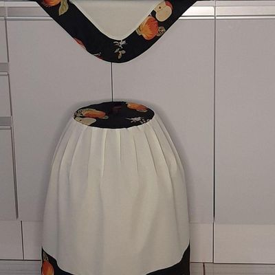Kit Capa de Botijão e Toalha de Fogão 50x50CM Oxford 100% Poliéster para Cozinha